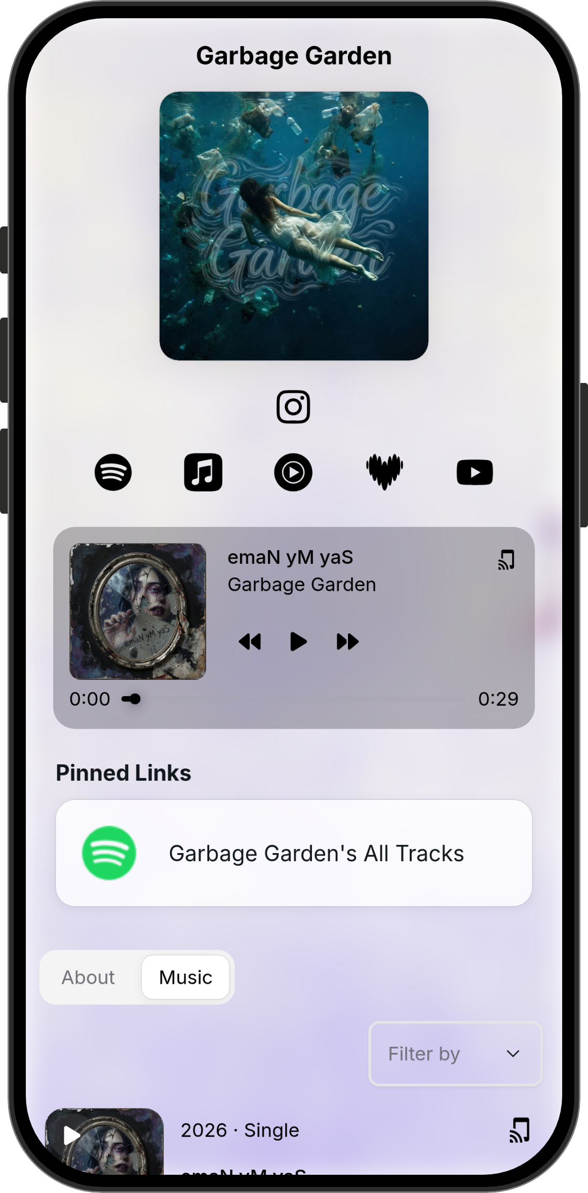 garbagegarden's Arpeggio page